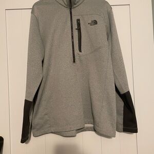 The North Face Canyonlands Gray Men's 1/2 zip pullover